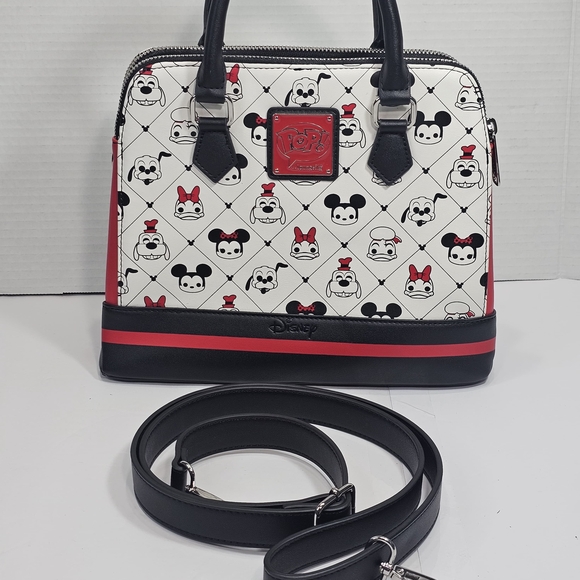 Disney Black and White Mickey Mouse Handbag - Picture 2 of 13